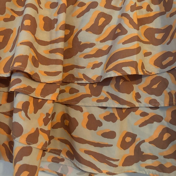 Aerie Maggie Leopard Ruffle Tennis Skort - Picture 3 of 6